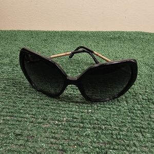 Burberry B 4122 3001/8G Square Black Sunglasses Womens  With Case